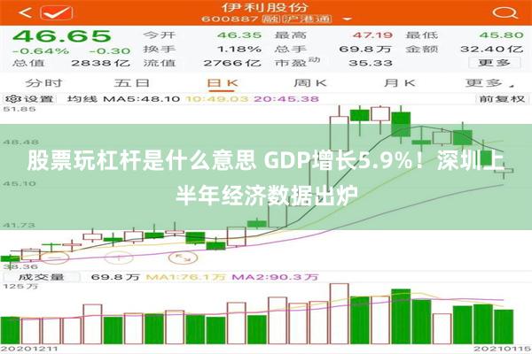 股票玩杠杆是什么意思 GDP增长5.9%！深圳上半年经济数据出炉