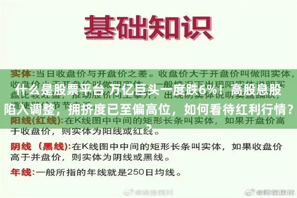 什么是股票平台 万亿巨头一度跌6%！高股息股陷入调整，拥挤度已至偏高位，如何看待红利行情？