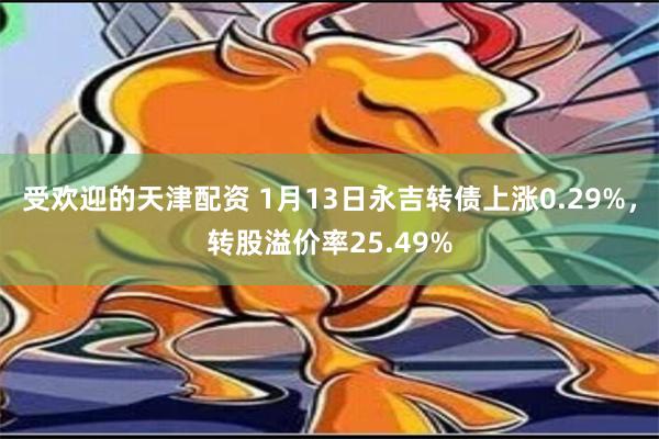 受欢迎的天津配资 1月13日永吉转债上涨0.29%，转股溢价率25.49%