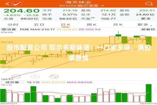 股市配资公司 鄂尔多斯味道：一口家乡味，满腔草原情